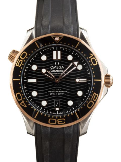 OMEGA Preowned Omega Seamaster 18k Sedna Gold & Steel