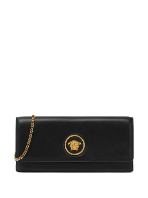 VERSACE Clutch Lamb Leather