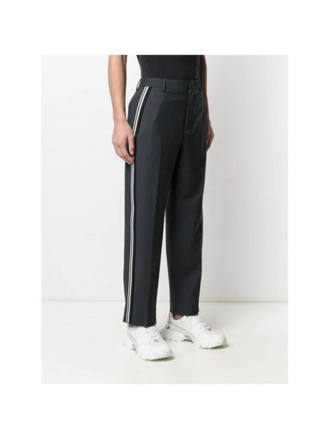 Valentino Valentino Garavani Side-Stripe Wide-Leg Tailored Trousers
