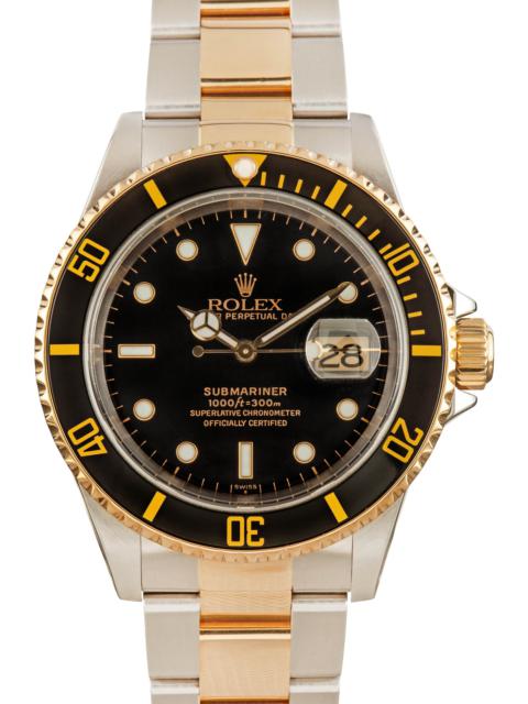 Rolex Submariner 16613 Black Dial