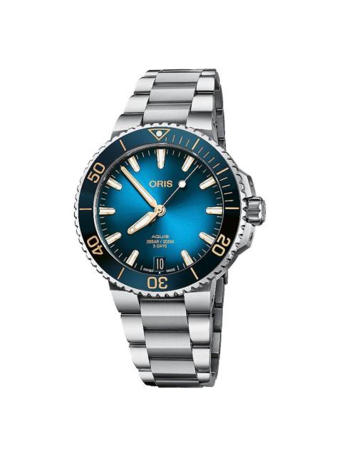 Other Designers Oris Aquis Date Automatic Blue Dial Men's Watch 01 400 7769 4125-07 8 22 09PEB