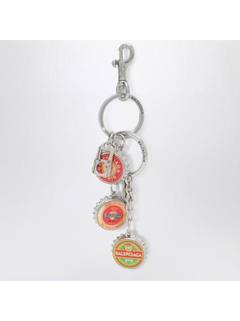 BALENCIAGA Balenciaga Logo Bottle Cap Keyring Charm Men