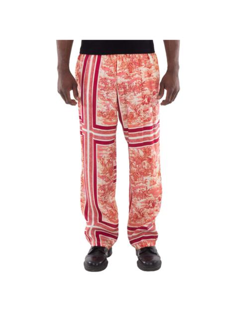 Other Designers Aries Men's Multicolor Toile De Jouy Slacker Pants