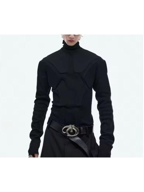 Other Designers Japanese Brand - High Fashion Turtleneck with Sculpted Shoulders - Futuristic
