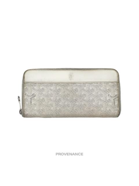 Goyard Goyard Matignon Zipped Wallet - White Goyardine