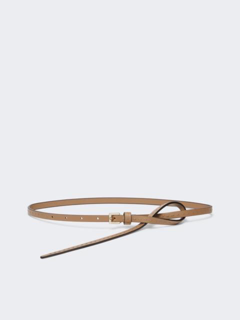 Max Mara MINIBELT10 Natural leather belt