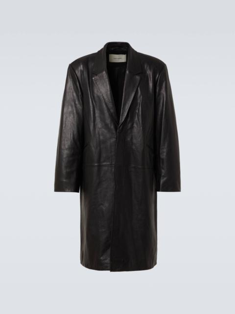 entire studios Oversized leather coat
