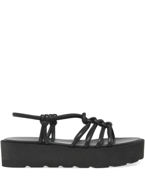 Gianvito Rossi Hebe Leather Sandals