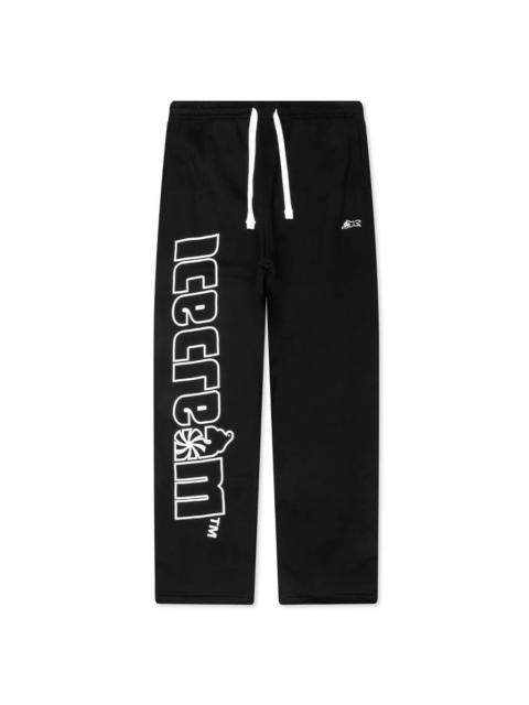 ICECREAM VERT SWEATPANTS - BLACK