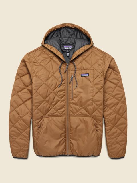 Patagonia Diamond Quilted Bomber Hoody - Deer Brown