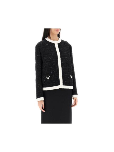 Valentino garavani glaze tweed jacket Size EU 42 for Women