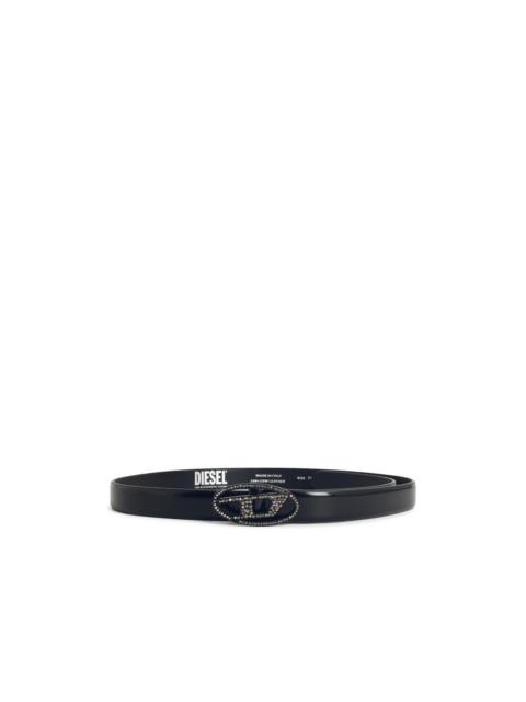 Diesel Diesel Low Black Leather Belt Women