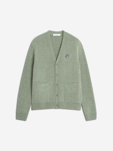 Maison Kitsuné FOX HEAD MILANO LAMBSWOOL CARDIGAN