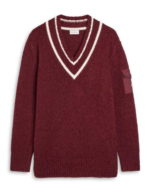Moncler Moncler V-neck Knitted Jumper