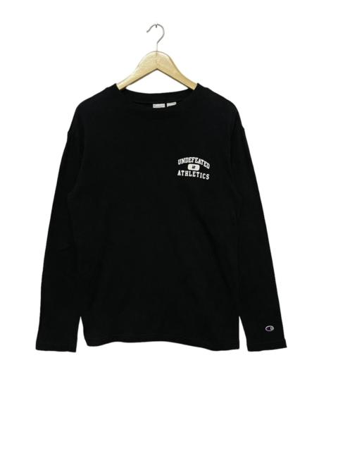 Other Designers Champion X Undefeated Athletic Long Sleeve Shirt Black