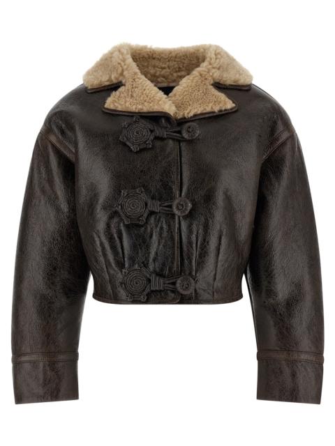 Etro Etro Women Wool Insert Sheepskin Jacket