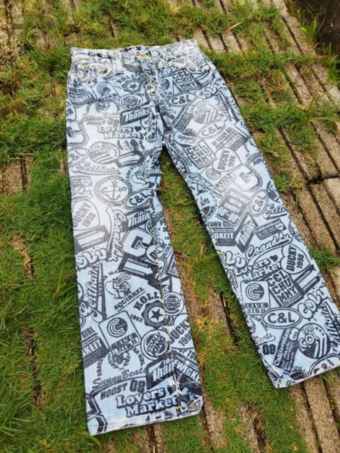 Other Designers Archival Clothing - Vintage Co & Lu Japan Overprint Jeans