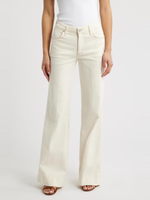 rag & bone rag & bone Ruby Flare Jeans in Ecru at Nordstrom