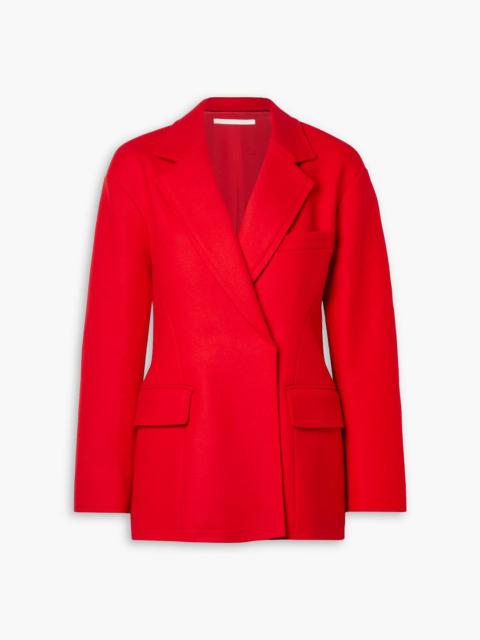 Other Designers Double-breasted felt blazer