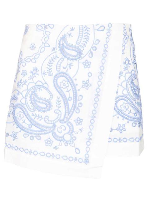 self-portrait Self-Portrait Women Linen Shorts