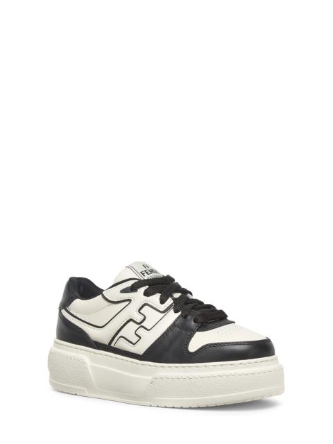 FENDI Fendi Match Platform Sneaker in Nero/Bianco at Nordstrom