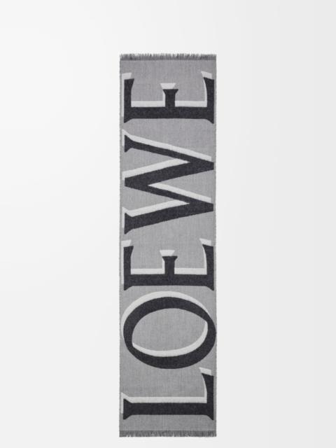 Loewe Scarf in wool and cashmere
