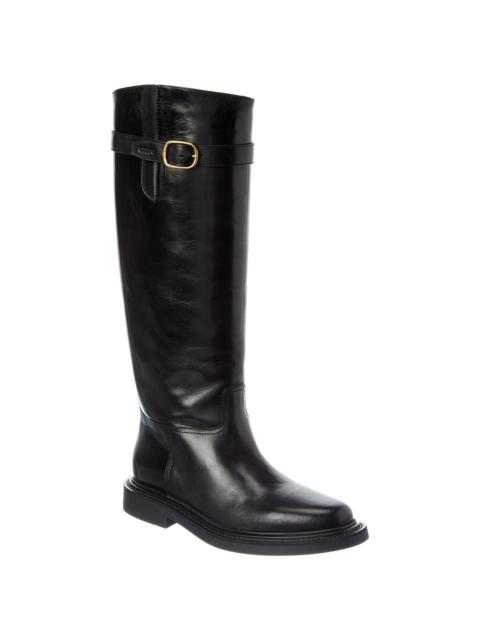 CELINE CELINE Universite Leather Knee-High Boot