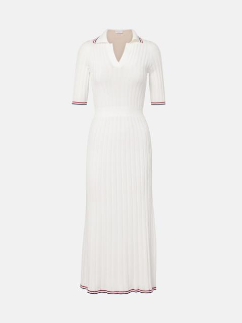 Brunello Cucinelli Ribbed-knit cotton midi dress