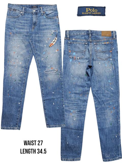 Other Designers Denim & Supply Ralph Lauren - Skinny Painted Jeans by Polo Ralph Lauren