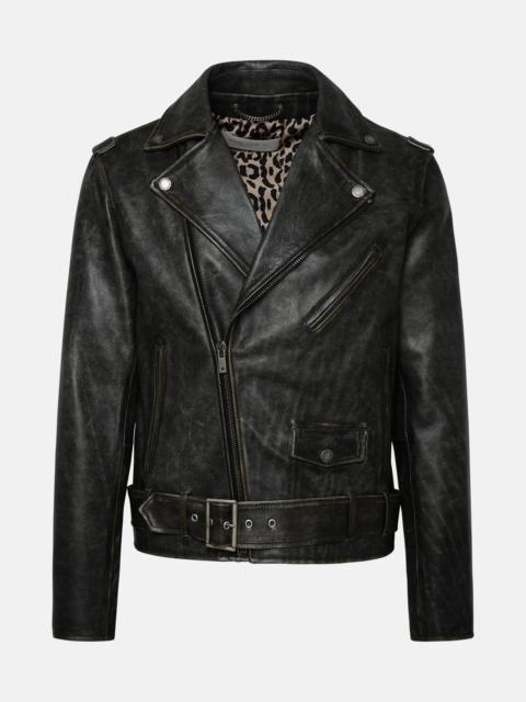 Golden Goose LEATHER BIKER JACKET