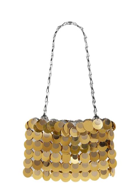 rabanne Gold Sparkle Handbag
