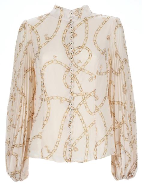 Zimmermann PLEATED BLOUSE SUNRAY