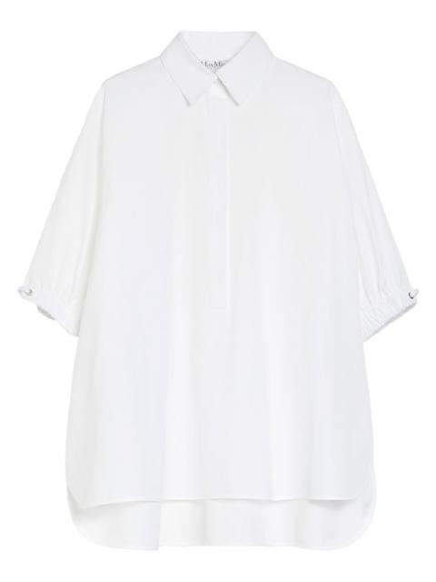 Max Mara Max Mara Women Loose-Fitting 3/4 Sleeves Cotton Shirt