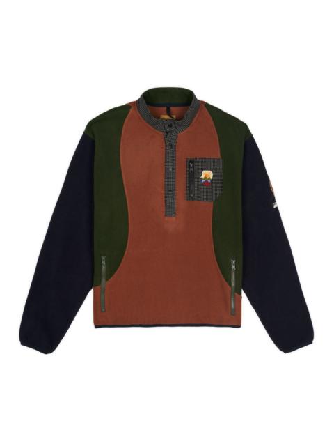 BRAIN DEAD Brain Dead Equipment Ripstop Pullover Fleece Jacket - Navy