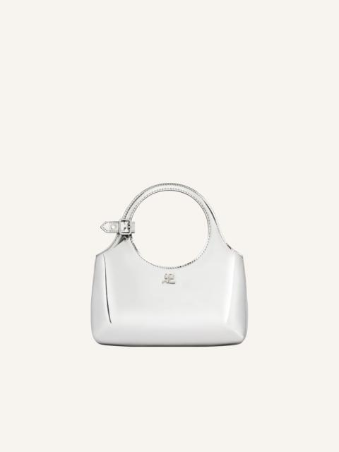 courrèges MINI HOLY DAY MIRROR EFFECT BAG