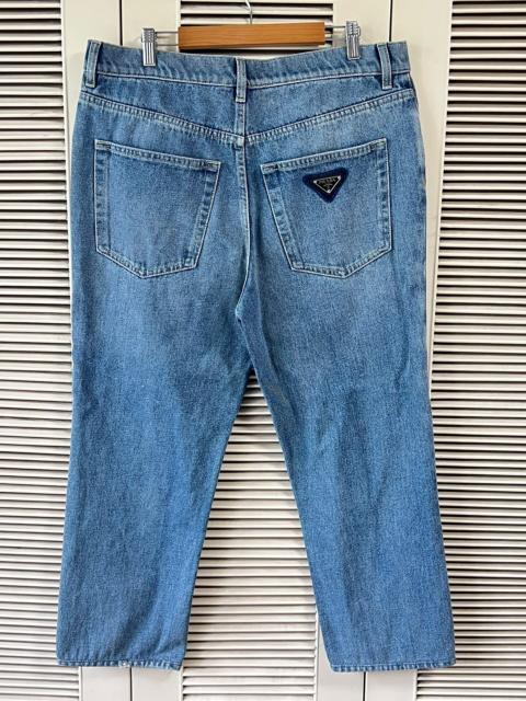 Prada Prada Triangle Logo Jeans
