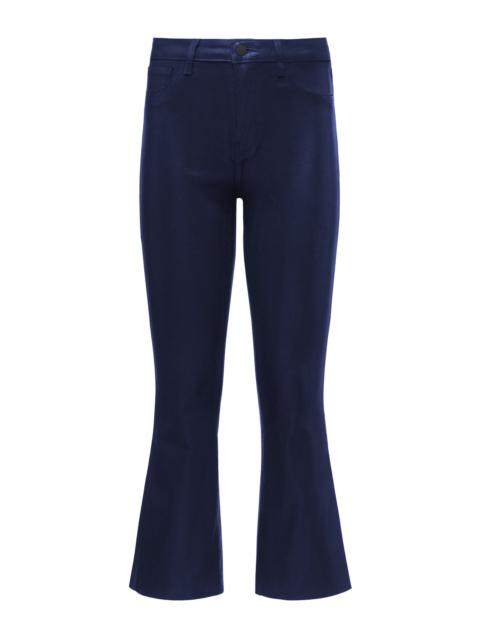 L'AGENCE Kendra Coated Cropped Flare Jean