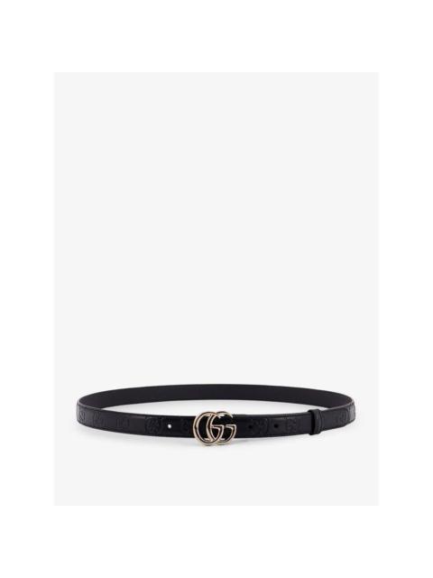 GUCCI GUCCI $480 GG Marmont Back Thin Belt New & Authentic (Women'
