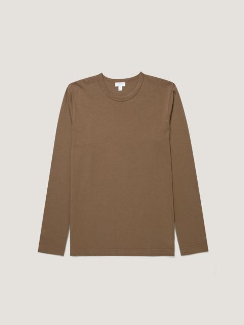 Sunspel Long Sleeve Heavyweight Jersey T‑shirt