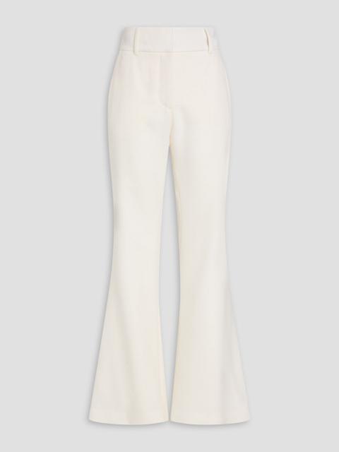 GABRIELA HEARST Allanon sequin-embellished wool-blend twill flared pants