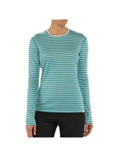 Patagonia Patagonia Capilene 3 Long Sleeve Top Striped Thermal Midweight Outdoor Green S