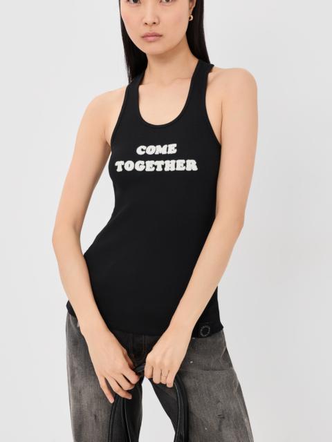 Stella McCartney Come Together Slogan Tank