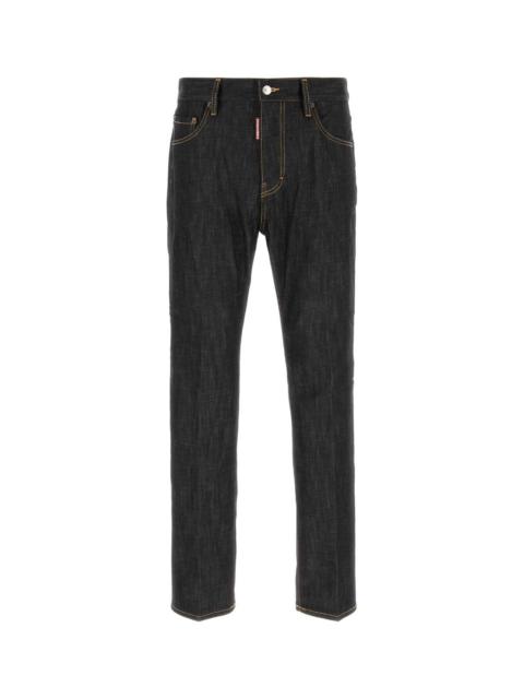DSQUARED2 Dsquared Men Black Stretch Denim 642 Jeans