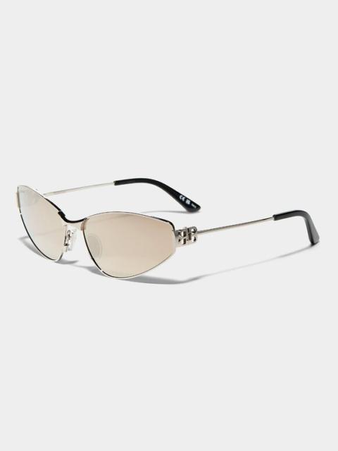 BALENCIAGA BNWT AW24 BALENCIAGA NARROW CAT EYE SUNGLASSES BB0335S