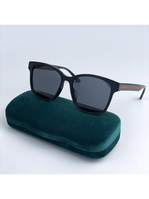 GUCCI NEW Gucci GG0417SK 001 Black Multicolour Grey Oval Unisex Sunglasses