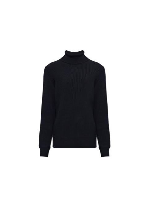 Stone Island STONE ISLAND Black Wool Turtleneck Sweater New & Authentic (