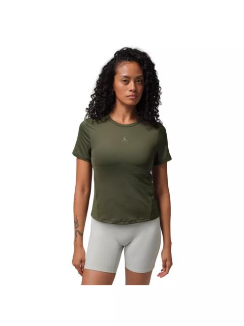 Jordan Women's Sports Essentials Dri-FIT Short-Sleeve Top -Green
