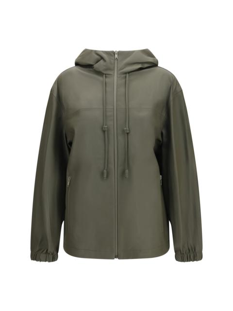 Bottega Veneta Bottega Veneta Nappa Leather Jacket Desert Taupe