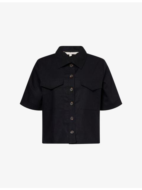 Barbour Luna Relaxed-Fit Cotton And Linen Shirt