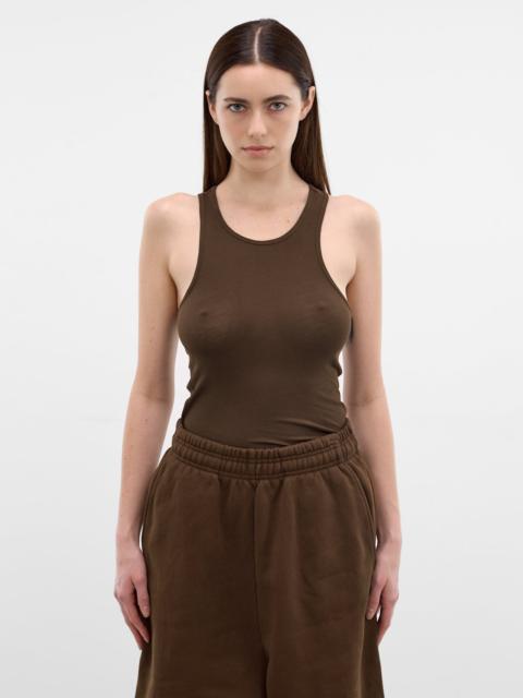 entire studios Brunette Cotton Racerback Tank Top